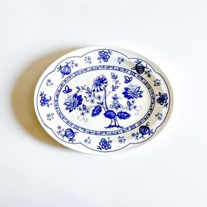 Vintage Blue Onion Serving Platter 💙